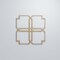 Ekena Millwork Large Englewood Decorative Fretwork Wood Wall Panels, Hickory, 23 3/8"W x 23 3/8"H x 3/8"T WALW24X24X0375EWDHI - alternate 2